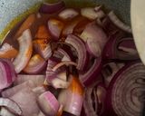 A picture of step 2 of Roasted Ji (yam) and sauce.