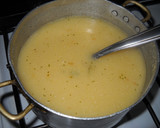 Foto del paso 1 de la receta: Cuadrados de polenta al horno con salsa  de tomate y arvejas