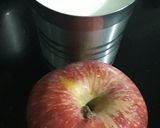A picture of step 1 of Apple milk shake.