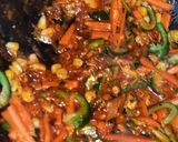 A picture of step 4 of Mexican Rice with Red Sauce.