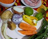 Foto del paso 1 de la receta: Guiso de lentejas turcas (rojas)