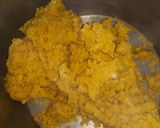 A picture of step 1 of Chicken daal.