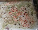 A picture of step 5 of Veg raita.