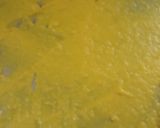 A picture of step 5 of Khandvi.