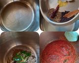 A picture of step 2 of White Cowpeas Masala Curry.