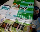 Hình bước làm 1 của món Sữa chua matcha