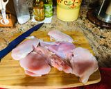 Foto del paso 1 de la receta: Pollo en Salsa de 3 quesos y puré de papa 🥔 👨‍🍳