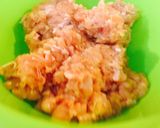 Hình bước làm 5 của món Xôi sắn (củ mì) thịt gà
