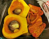 Une image de l'étape 1 de Soupe légumes rôtis (butternut, poivrons) et lait de coco.