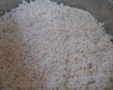 Foto langkah ke 2 dari resep Ketan Susu Keju Kurma Simpel.