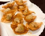 A picture of step 2 of Chicken Wonton.