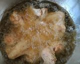 A picture of step 3 of Mums fried chicken.