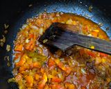 A picture of step 7 of Amritsari chole.