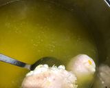 A picture of step 2 of Jamaican chicken soup.