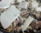 Foto del paso 3 de la receta: Huevo con champiñones y queso