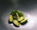 A picture of step 1 of Pointed gourd mix veggies.