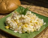 Фото кроку 5 до Крабовый салат с рисом и капустой.