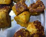 A picture of step 1 of Tandoori chaap with lachha paratha (panjabi style).