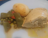 Foto del paso 1 de la receta: Pollo asado con menestra