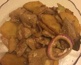 A picture of step 7 of Pork Adobo.