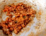 A picture of step 2 of Bhidi Do pyaza.