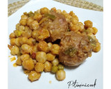 Foto del paso 13 de la receta: Albóndigas de pollo con sepia y garbanzos