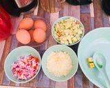 A picture of step 1 of Fried egg cheese bread by chef maryumms cuisine🌸.