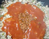 Foto del paso 3 de la receta: Canelones vegetarianos con soja y pesto rojo