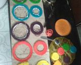 Foto langkah ke 14 dari resep Rainbow checkerboard bake cake.
