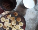 A picture of step 1 of Banana shake.
