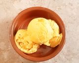 A picture of step 7 of Mango ice cream 😻.