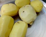 A picture of step 2 of Bengali Aloo Posto.