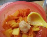 A picture of step 2 of Yam roast.