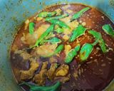 A picture of step 7 of Achar Gosht.