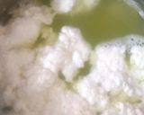 A picture of step 2 of Chhenajhilli modak.