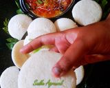 चावल दाल पोहा की इडली और सांबर (chawal dal poha ki Idli aur sambar recipe in Hindi) रेसिपी चरण 10 फोटो