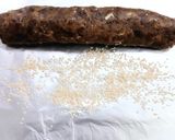 A picture of step 6 of Dates and Dry Fruits Roll.