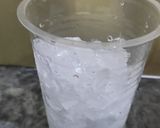 A picture of step 2 of Double Chocolate slush.