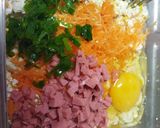 Foto langkah ke 3 dari resep Egg roll tahu sosis.