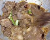 A picture of step 3 of Butt Mutton Karahi 😋❤🍲.