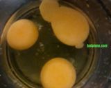 A picture of step 1 of Egg roll Omelette #themechallenge.