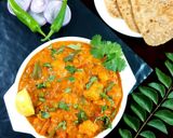 A picture of step 8 of Veg Hyderabadi Nizami Kadai.