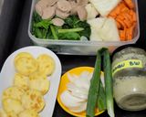 Foto langkah ke 2 dari resep Capcay Sayur Tofu Bakso.