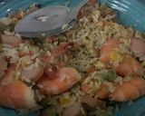 Gambar langkah 6 resipi Nasi Goreng Cina.