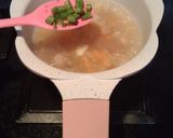 Foto langkah ke 4 dari resep Bubur Kaldu Ayam Kampung (MPASI Bayi 6 bln+).