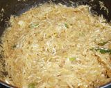 A picture of step 3 of Maharashtrian Sweet Potato Upma.(Ratalyacha kees).