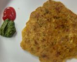 A picture of step 5 of Besan Chilla.