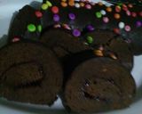 Foto langkah ke 10 dari resep Cake Coklat siram Ganache.