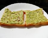 A picture of step 4 of Avocado toast.