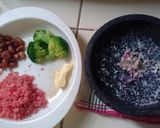 Foto langkah ke 1 dari resep MPASI : semur sapi kacang merah + brokoli (6 bln).
